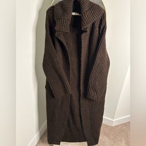 Zara Cableknit Floor Length Sweater
